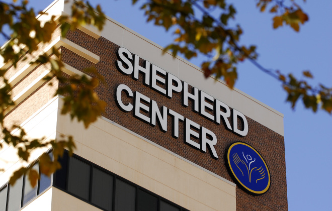 Outside view of the Shepherd Center building